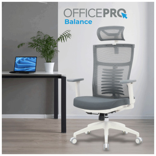Офисное кресло OfficePro Balance OC550-W-DG-DG (OC550-W-DG-DG) – OfficePro (вид 1)