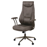 Офисное кресло Аклас Булат R-SR (Искусственная замша 02 Dark gray) (00172366)