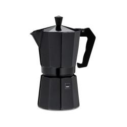 Гейзерна кавоварка Kela Italia 300 мл 6 Cap Black (10554)
