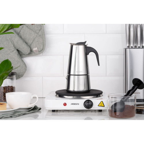 Гейзерная кофеварка Ardesto Gemini Apulia 6 чашок (AR0806SS) – Ardesto (вид 3)