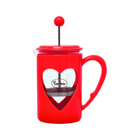 Френч-прес Con Brio Серце 600 мл Червоний (CB-5660-red)