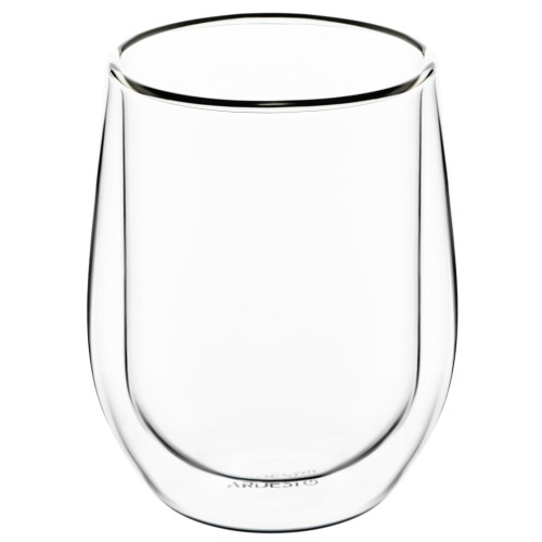 Набір склянок Ardesto з подвійними стінками BR 320 мл 2 шт прозорий (AR2637BR) – Ardesto