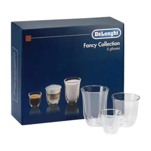 Набор стаканов DeLonghi DLSC302 Mix 90/270/330 мл 6 шт (5513284451) – DeLonghi (вид 1)