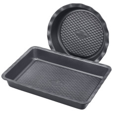 Форма для выпечки Polaris Kontur набор прям. 33 х 23 см + круг 23 см (Kontur-3323SET)