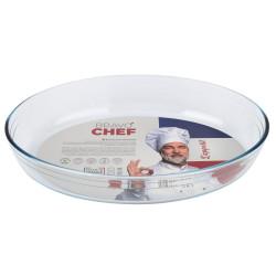 Форма для випікання Bravo Chef склянна овальна 35 х 24 х 6 см (BC-347B/FR)