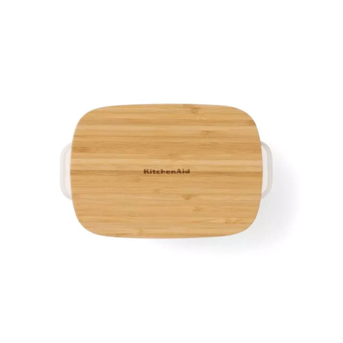 Форма для випікання KitchenAid з кришкою керамогранітна 0,9 л Кремова (CC006105-001) – KitchenAid (вид 1)