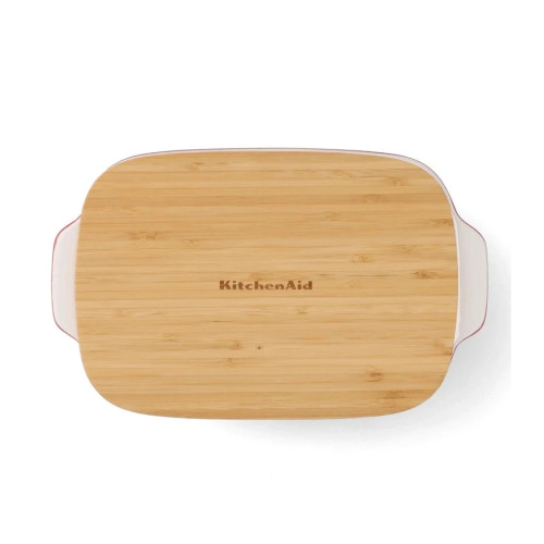 Форма для випікання KitchenAid з кришкою керамогранітна 1,9 л Червона (CC006106-001) – KitchenAid (вид 2)