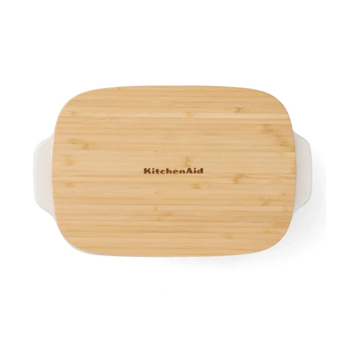Форма для випікання KitchenAid з кришкою керамогранітна 1,9 л Фісташкова (CC007425-001) – KitchenAid (вид 2)