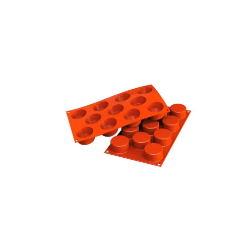 Форма для выпечки Silikomart "Циліндр" 50 mm h27 , 11 x 55 ml (SF204/C) – Silikomart