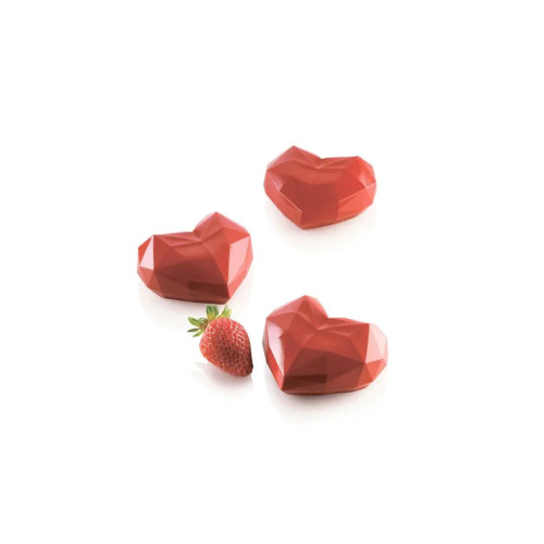 Форма для выпечки Silikomart Amore Origami 74x84x h35 мм + каттер (AMORINI ORIGAMI 110) – Silikomart (вид 1)