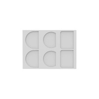 Форма для выпечки Silikomart Chablon Buche 96x73 - 87x70 - 96x73 h 2 мм (CHA06 CHABLON BUCHE)