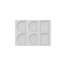 Форма для випікання Silikomart Chablon Buche 96x73 - 87x70 - 96x73 h 2 мм (CHA06 CHABLON BUCHE)