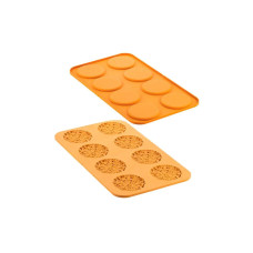 Форма для выпечки Silikomart "трава" d 100 h 8 мм (8x43 мл) (ERBETTA 43)