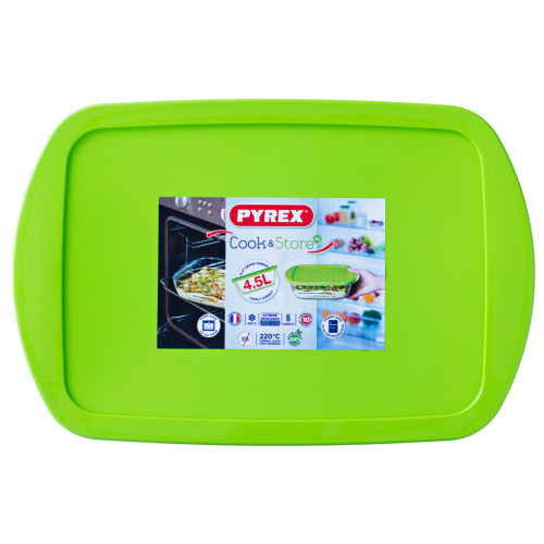 Форма для випікання Pyrex Cook Store прямокутна з кришкою 40 х 27 х 7 см 4.5 л (240P002/7644) – Pyrex (вид 2)