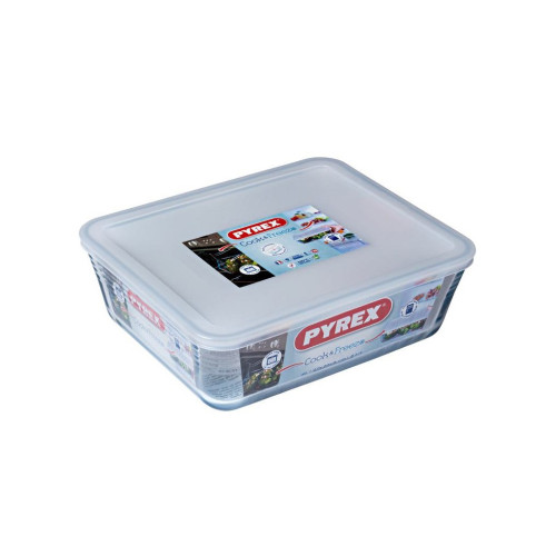 Форма для выпечки Pyrex CookFreez з кришкою прямокутна 27 х 22 х 9 см 4 л (244P000/7643) – Pyrex (вид 2)