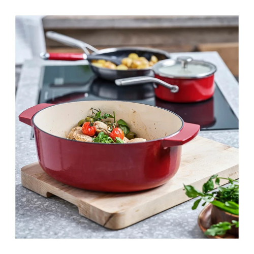 Гусятниця KitchenAid Cast Iron 30 см 5,6 л Червона (CC006063-001) – KitchenAid (вид 4)