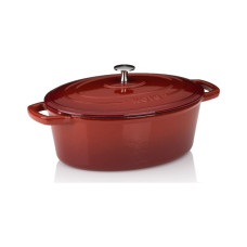 Гусятница Kela Calido чавунна з кришкою 4 л червона (12860)