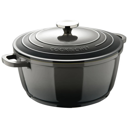 Каструля Bergner Excalibur з кришкою Сіра 5.8 л (BG-36102-GY) – Bergner (вид 1)