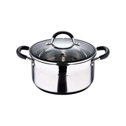 Кастрюля MasterPro Foodies collection з кришкою 5 л (BGMP-1502-BK) – MasterPro