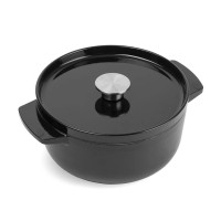 Каструля KitchenAid чавунна з кришкою 3,3 л Чорна (CC006058-001)