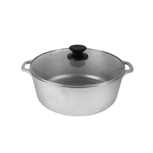 Каструля Brizoll алюмінієва зі скляною кришкою 4 л (10-004-6) – Brizoll