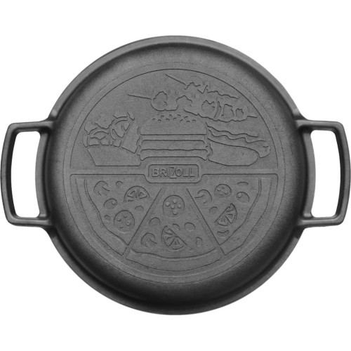 Кастрюля Brizoll чавунна з кришкою-сковородою 6 л (P-6L-2) – Brizoll (вид 2)