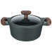 Каструля Resto Ran чорна 20 см 2.4 л (93901) – Resto