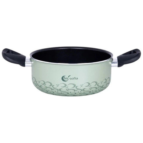 Кастрюля TVS Sofia 24 см, 3,5 л, зелена (83404242310101з) – TVS