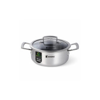 Кастрюля Bergner Steelblue, з кришкою 20 см (BG-33221-BL)