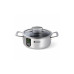 Каструля Bergner Steelblue, з кришкою 20 см (BG-33221-BL) – Bergner