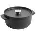 Каструля KitchenAid Matte Oven-to-table, чавунна з кришкою 3,3 л, чорна (CC004899-001) – KitchenAid