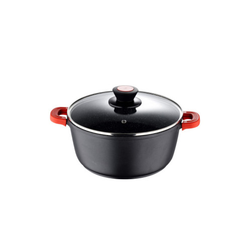 Каструля Bergner Chroma, з кришкою 28 см, 6 л (BG-30116-BK) – Bergner (вид 1)