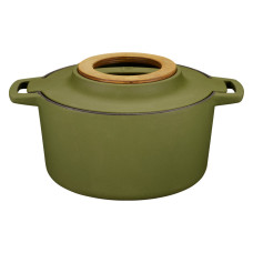 Кастрюля Fiskars Norden Limited Colour Edition чавунна 4 л колір кропива (1071128)