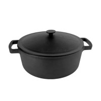 Кастрюля Brizoll чавунна з кришкою 6 л (P-6L-1)