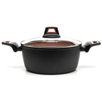 Каструля Hölmer кована з кришкою CR-1342-SBMCL Carrot 4,2 л (CR-1342-SBMCL Carrot)