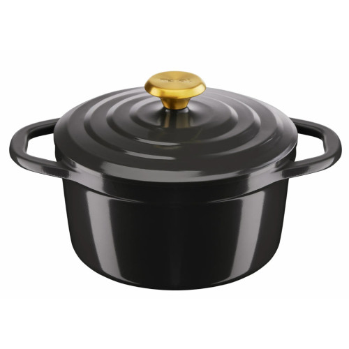 Каструля Tefal Air, з кришкою, 3.1л, алюміній, чорний (E2554404) – Tefal