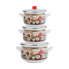 Набір посуду Gusto "Квітковий сад" (GT-T-3-FG)