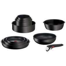 Набор посуды Tefal Ingenio Unlimited змінна ручка 13 предметів чорний (L7639002)