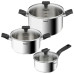 Набір посуду Tefal Delicious, 6предметів, нержавіюча сталь, бакеліт, скло (B925S655) – Tefal