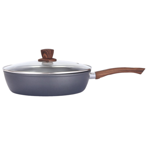 Сковорода Bravo Chef Глибока з кришкою 20 см (BC-1101-20/L) – Bravo Chef