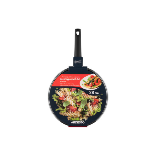 Сковорода Ardesto Gemini Gourmet Viareggio Cover Grey 28 см (AR1928GDL) – Ardesto (вид 1)