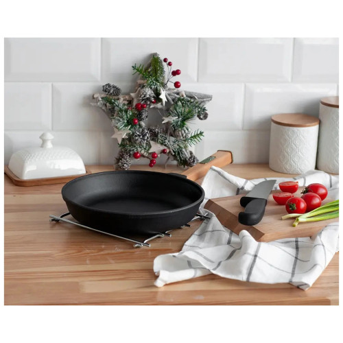 Сковорода Brizoll Optima чавунна з ручкою 280х40 мм (O2840-P) – Brizoll (вид 2)