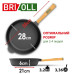 Сковорода Brizoll Optima чавунна з ручкою 280х60 мм (O2860-P) – Brizoll (вид 2)