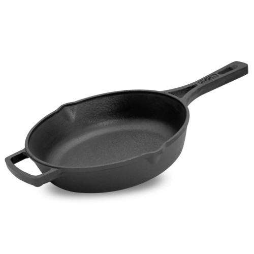 Сковорода Brizoll Monolith чавунна з литою ручкою 240х60 мм (M2460P) – Brizoll
