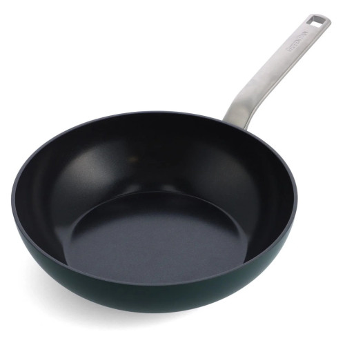 Сковорода GreenPan Evolution Вок 28 см 3,6 л темно-зелений (CC006392-001) – GreenPan
