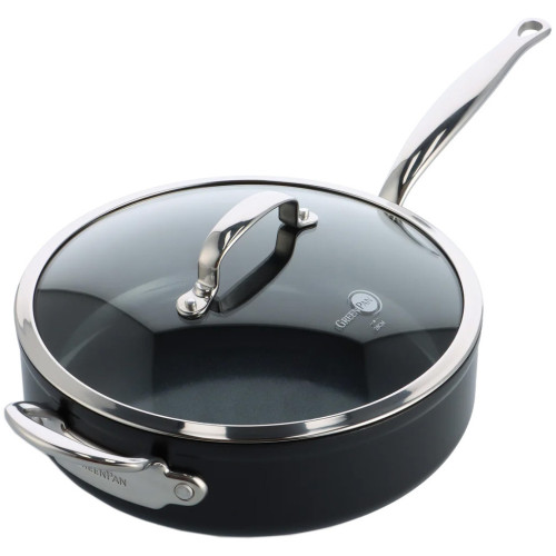 Сотейник GreenPan Barcelona Pro з кришкою 28 см, 4,6 л (CC005328-001) – GreenPan