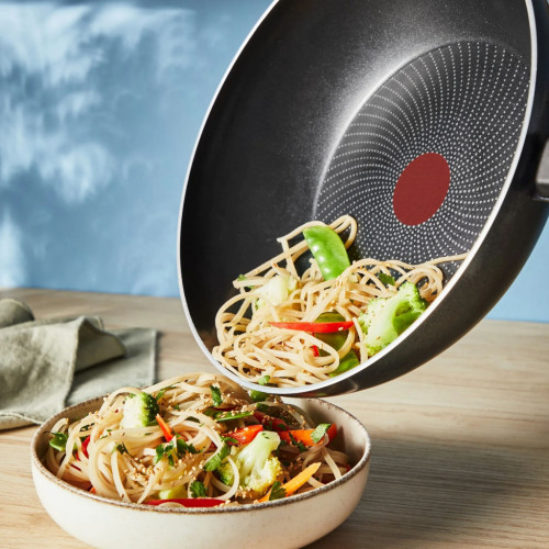 Сковорода Tefal ВОК So'' Light, 28 см, алюміній, бакеліт, чорний (H0561942) – Tefal (вид 1)