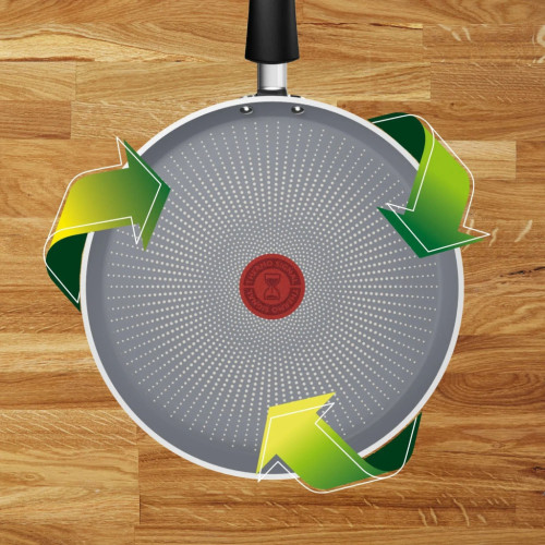 Сковорода Tefal Halo для млинців 25 см, алюміній, бакеліт, сірий (C3123853) – Tefal (вид 1)