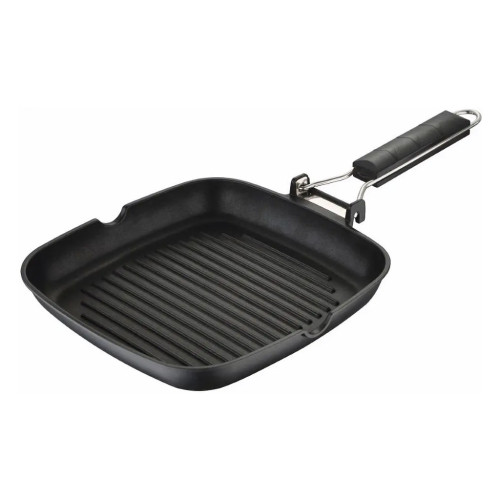 Сковорода Bergner Bbq lovers, гриль 24x24 см (BGEU-1101) – Bergner