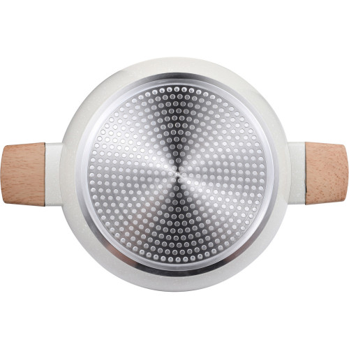 Сотейник Bergner Naturally з кришкою 28 см (BG-34747-CR) – Bergner (вид 2)